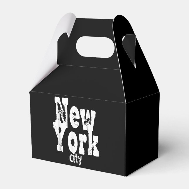 Funny New York City  Favour Box (Front Side)