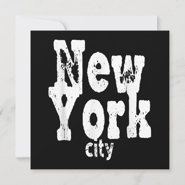 Funny New York City  Invitation (Front)