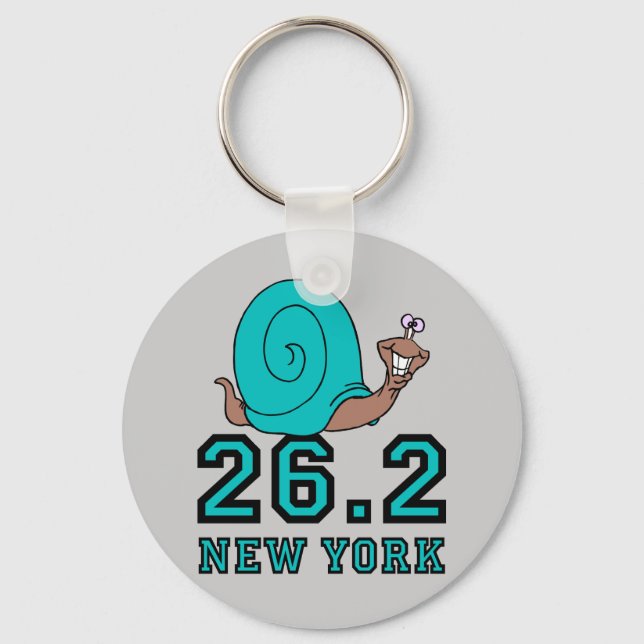 Funny New York marathon Key Ring (Front)