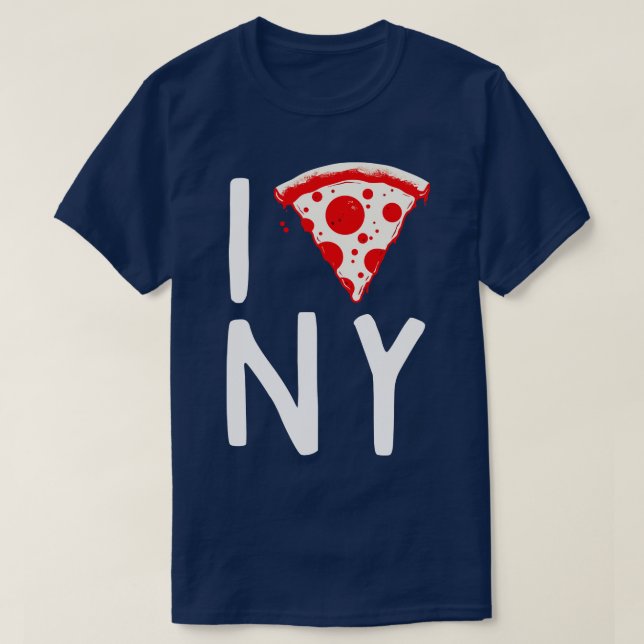 Funny New York Pizza Gifts Men Women Kids Pizza T-Shirt (Design Front)