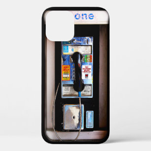 Funny New York Public Pay Phone Photograph iPhone 12 Pro Case
