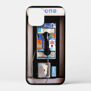 Funny New York Public Pay Phone Photograph iPhone 12 Mini Case