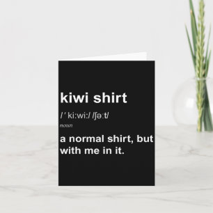 Funny New Zealand For Men Women Kiwi Gift Humour  Card