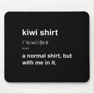 Funny New Zealand For Men Women Kiwi Gift Humour  Mouse Pad