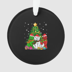 Funny Newfie   Funny Newfoundland Dog Christmas Ornament