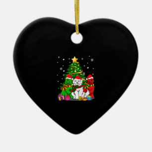 Funny Newfoundland Dog   Christmas Best Gift Ceramic Ornament