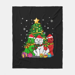Funny Newfoundland Dog   Christmas Best Gift Fleece Blanket