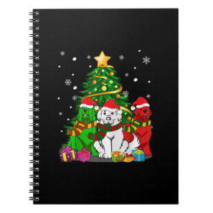 Funny Newfoundland Dog Christmas Best Gift Notebook