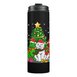 Funny Newfoundland Dog Christmas Best Gift Thermal Tumbler
