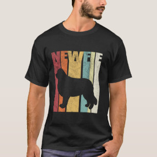 Funny Newfoundland Dog Newfie Owner Retro Vintage T-Shirt
