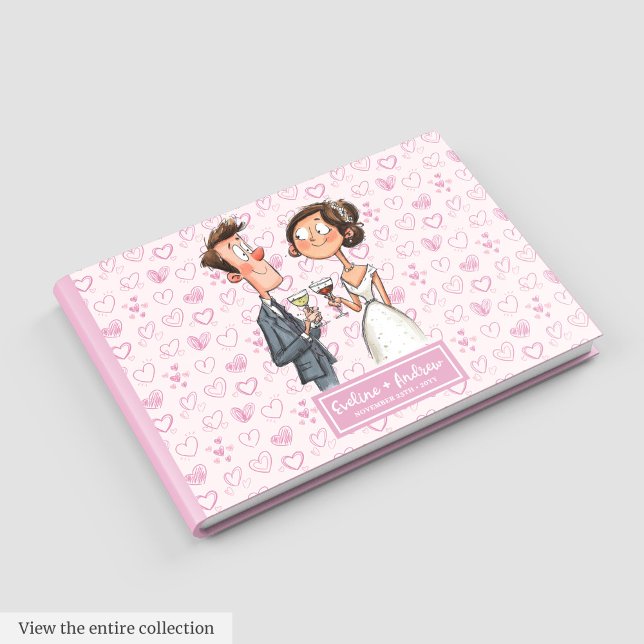 Funny Newlyweds Humour Wedding Guest book (Funny Newlyweds Humor Wedding Guest book)