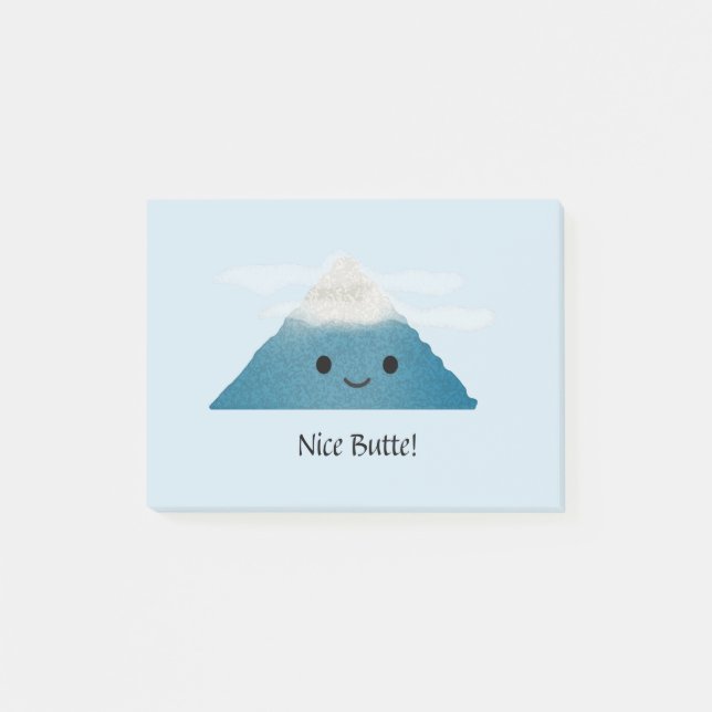 Funny Nice Butte Post-it Notes (Front)