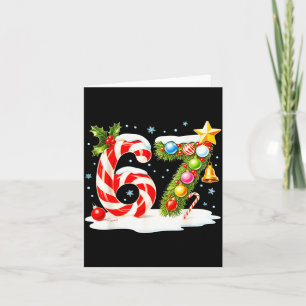 Funny Nice Naughty 6 7 Christmas 67 Meme Xmas Boys Card