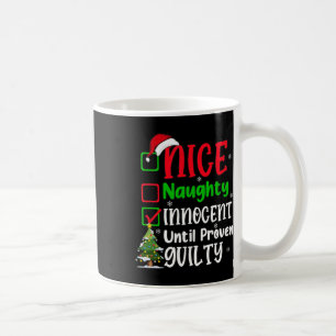 Funny Nice Naughty Innocent Christmas Xmas Adults Coffee Mug