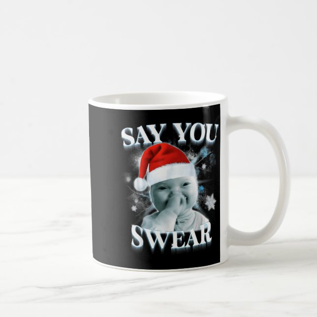 Funny Niche Baby Gen Z Meme Ai Viral Giggling Ai L Coffee Mug (Right)