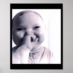 Funny Niche Baby Gen Z Meme Ai Viral Giggling Ai L Poster