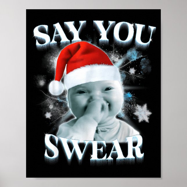 Funny Niche Baby Gen Z Meme Ai Viral Giggling Ai L Poster (Front)