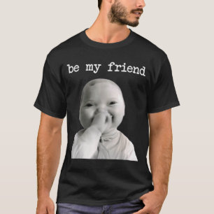 Funny Niche Baby Gen Z Meme Ai Viral Giggling Ai L T-Shirt