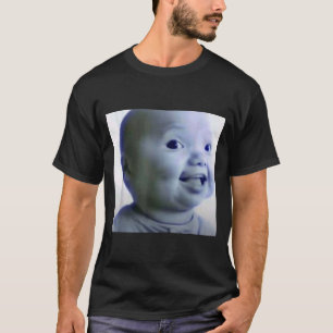 Funny Niche Baby Gen Z Meme Ai Viral Giggling Ai L T-Shirt