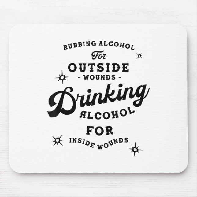Funny Nick Miller Quote Shirt_ Alcohol Saying New  Mouse Pad (Front)