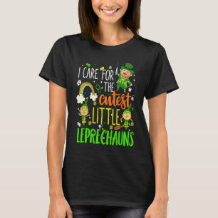 Funny NICU Nurse Care For Little Leprechauns St Pa T-Shirt
