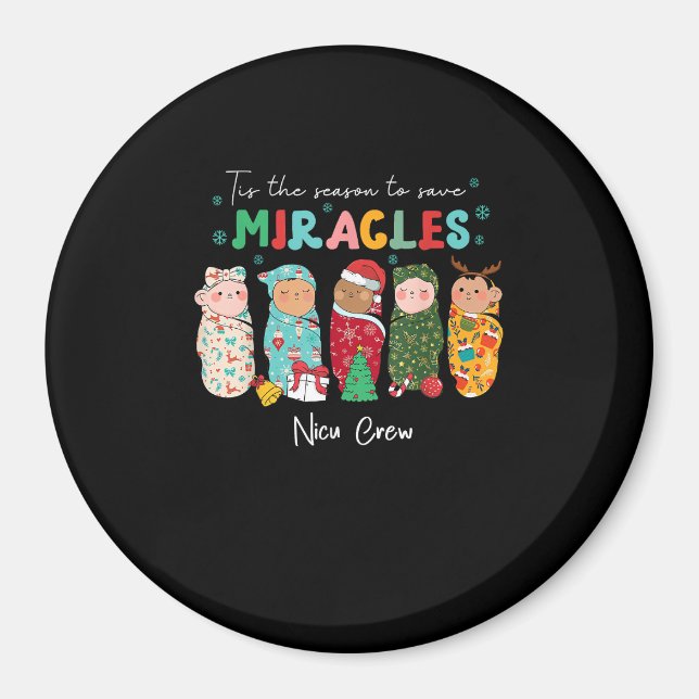 Funny Nicu Nurse Nurse Appreciation Christmas Magnet (Front)