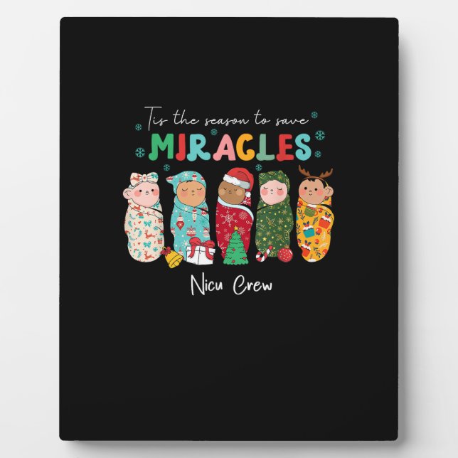 Funny Nicu Nurse Nurse Appreciation Christmas Plaque (Front)