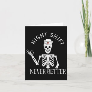 Funny Night Shift Nurse Icu Rn Er Cvicu Nicu Ed Np Card