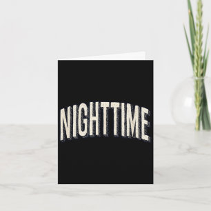 Funny nighttime speech costume for boys and girls card