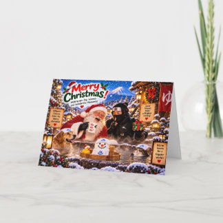 Funny Ninja Christmas Card