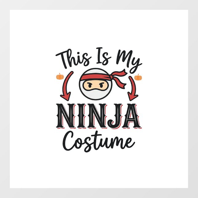 Funny Ninja Costume Halloween Vector Design_1 (Sheet)