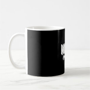 Funny ninja mum saying with heart sarcastic  coffee mug