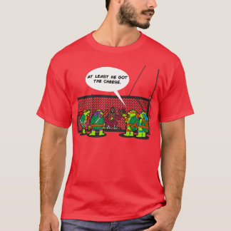 Funny Ninjas Hilarious Turtle Rat Trap toon T-Shirt
