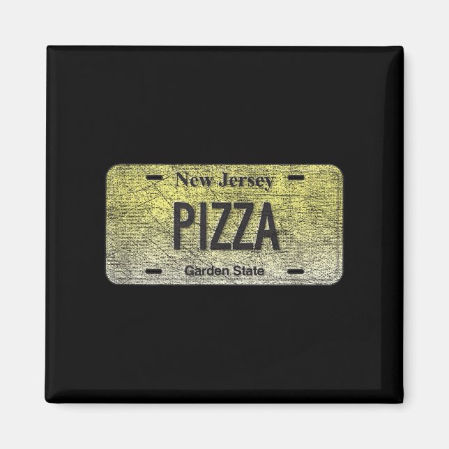 Funny Nj State Vanity License Plate Zza  Magnet (Front)