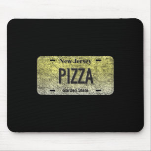 Funny Nj State Vanity License Plate Zza Mouse Pad