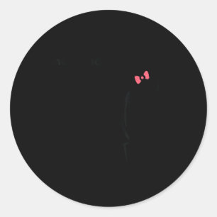 Funny No Concert Today Sad Stick Tee For Music Lov Classic Round Sticker