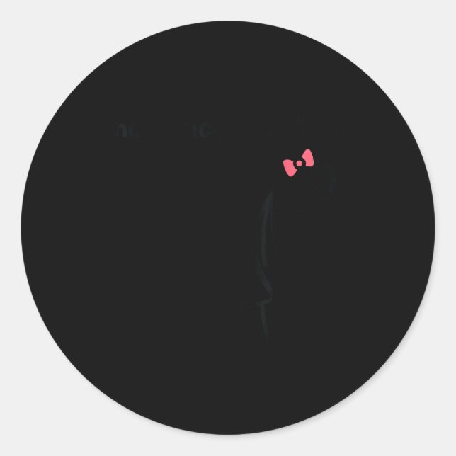 Funny No Concert Today Sad Stick Tee For Music Lov Classic Round Sticker (Front)