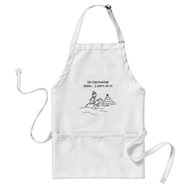 Funny No Decorating Apron (Front)