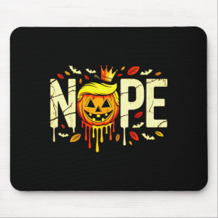 Funny No Kings Halloween 2025 Distressed Usa Flag  Mouse Pad