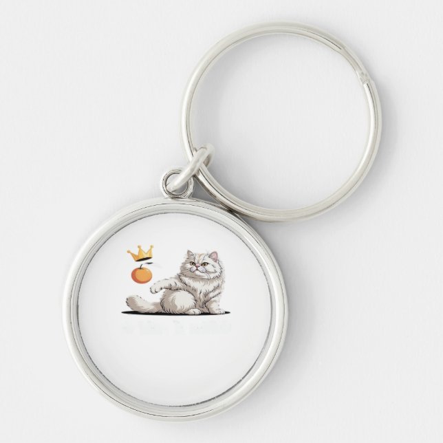 Funny No Kings In America Key Ring (Front)