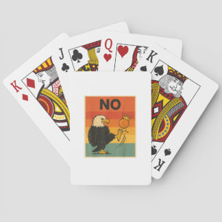 Funny No Kings In America Men Women Playing Cards