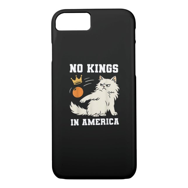 Funny No Kings In America Retro Classic Case-Mate iPhone Case (Back)