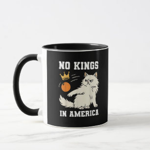Funny No Kings In America Retro Classic Mug