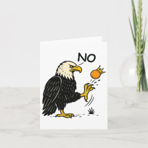 Funny No Kings In America Shirt - Retro Political Card