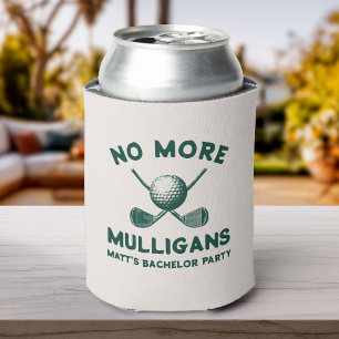 Funny “No More Mulligans” Golf Bachelor Party Can Cooler