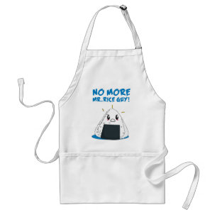 Funny No More Rice Guy Standard Apron