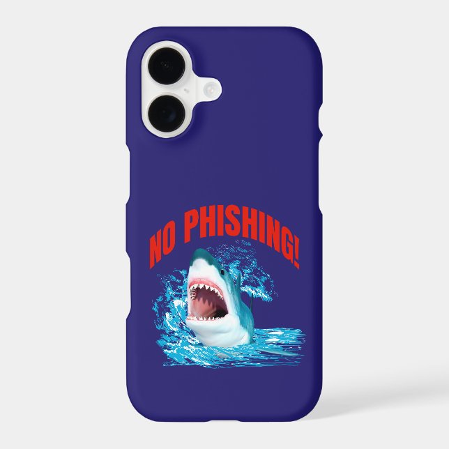 Funny No Phishing Shark (Back)