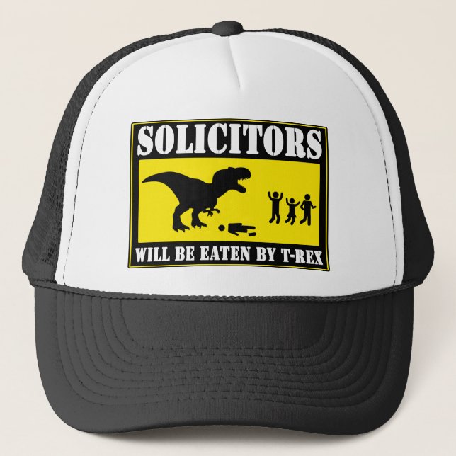 Funny No Soliciting Trucker Hat (Front)