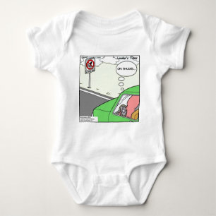 Funny No Squid Zone Baby Bodysuit
