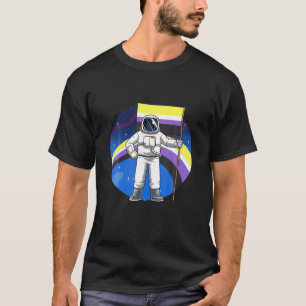 Funny Nonbinary And Genderqueer Astronaut T-Shirt